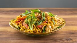 Satay / Peanut noodles (Hokkien Noodles)