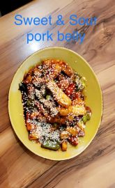 Sweet & Sour Pork belly Stir fry